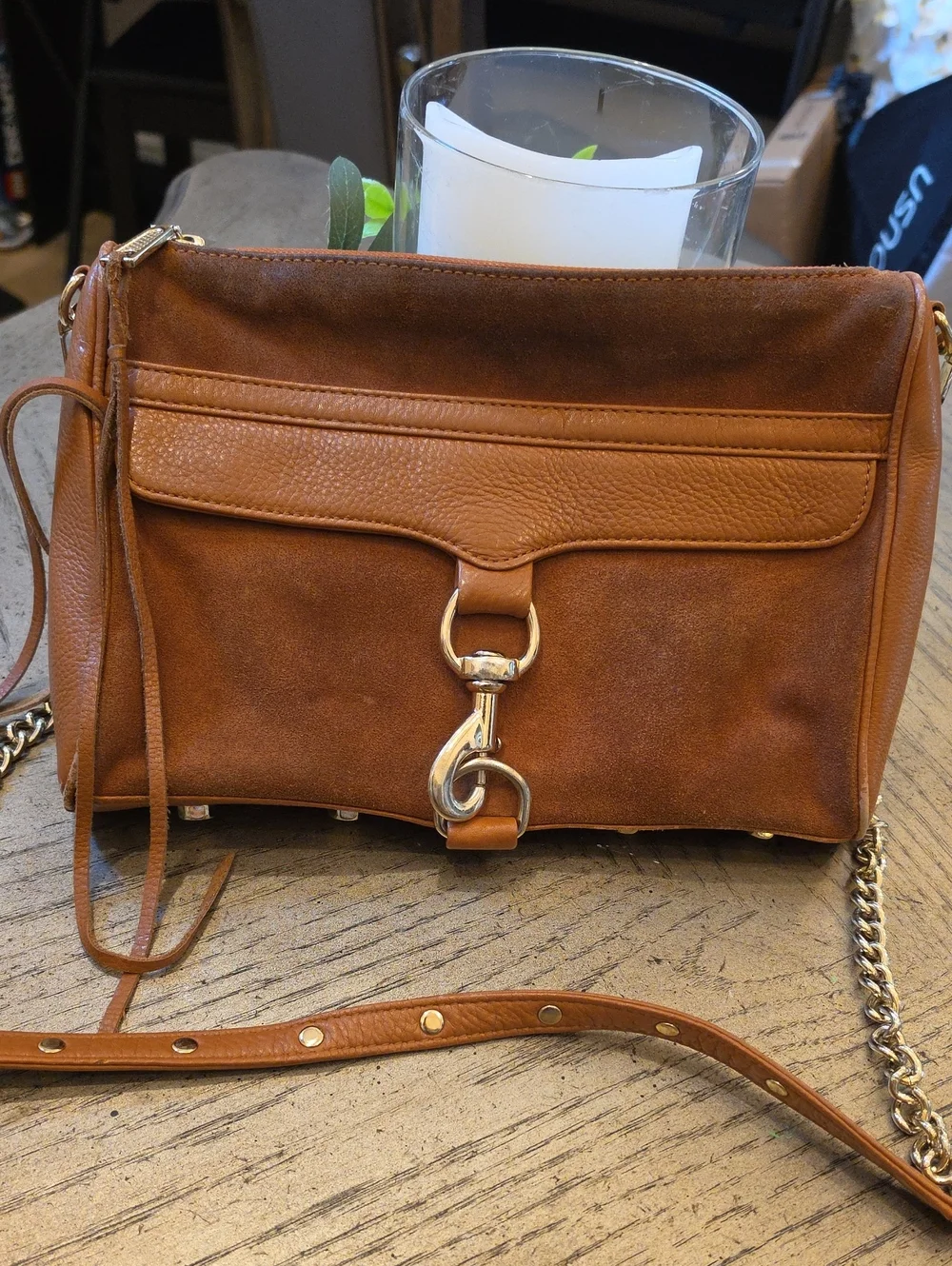 Brown Leather Crossbody Bag Rebecca Minkoff